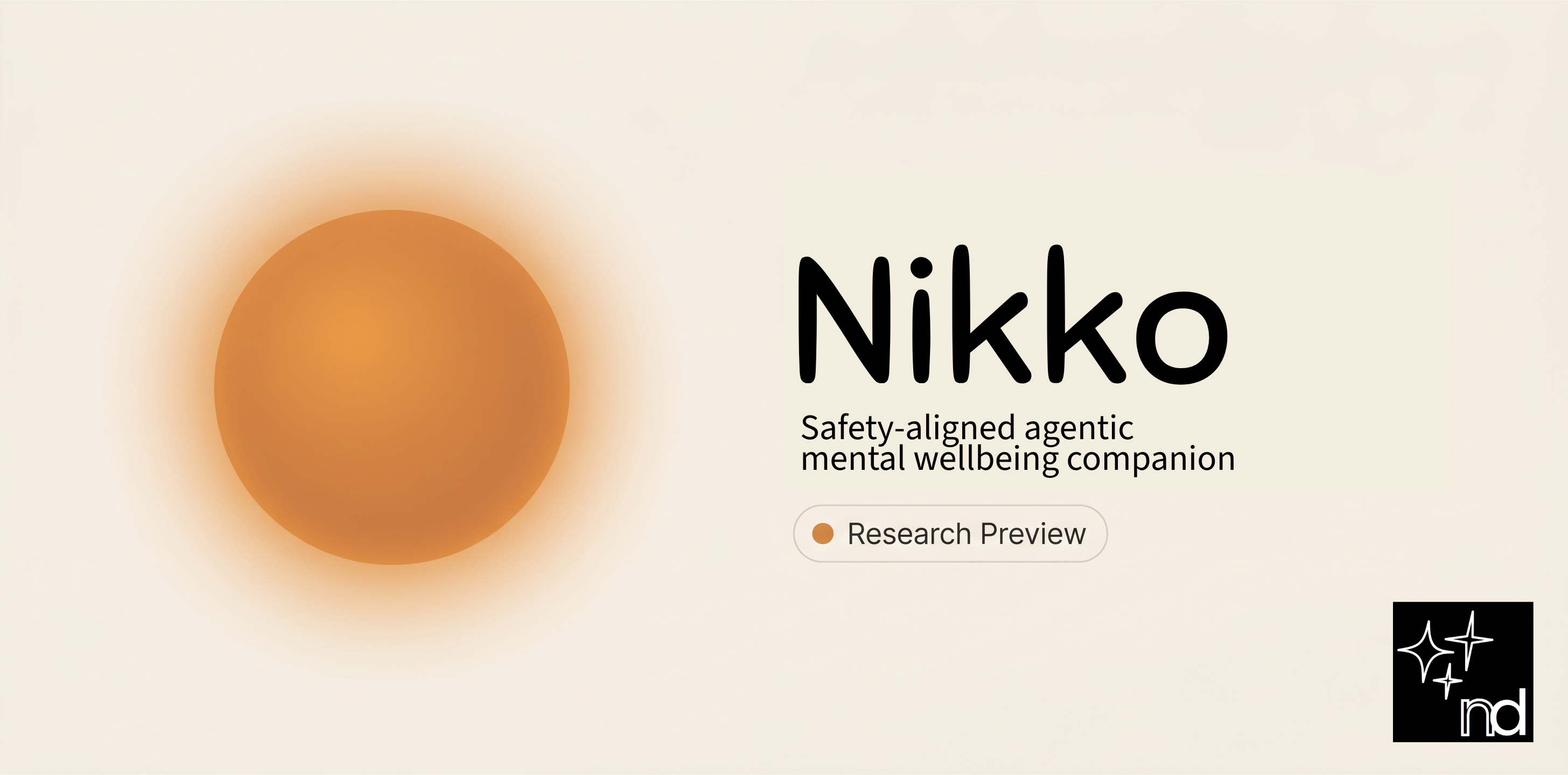 Nikko — Safety-aligned agentic mental wellbeing companion